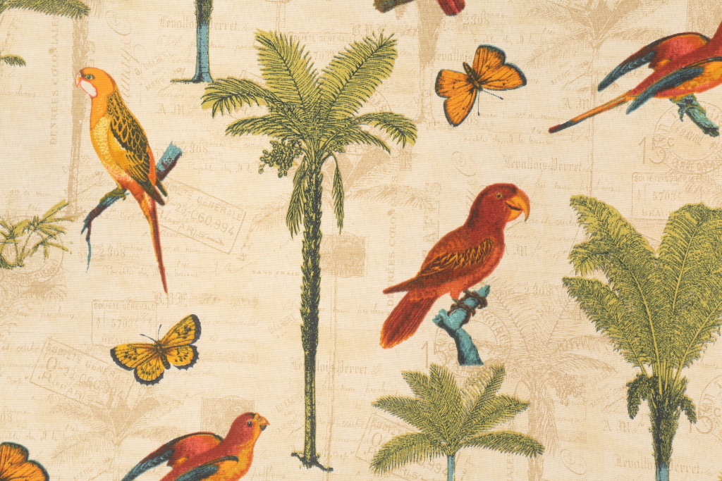 Tropical Outdoor Tommy Bahama Hearts of Palm Printed Polyester