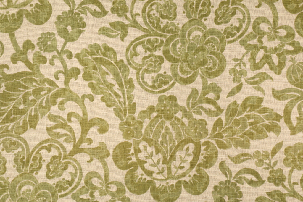 Tommy Bahama Caribbean Cay Printed Polyester Outdoor Fabric in Palm