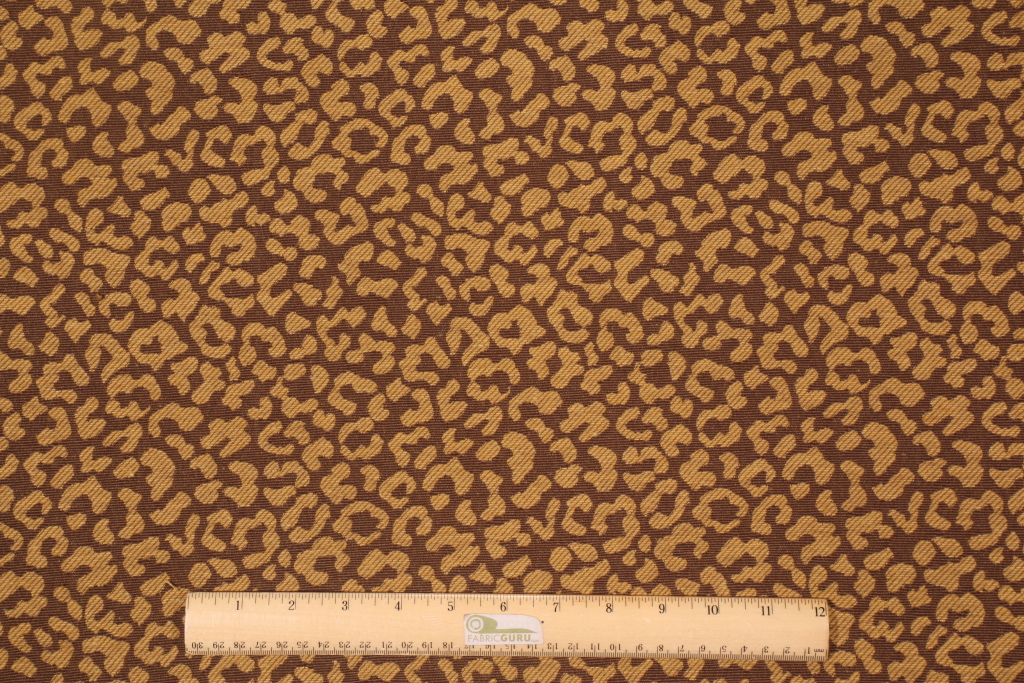 Stroup Fabrics Cheetah Tapestry Upholstery Fabric in Brown