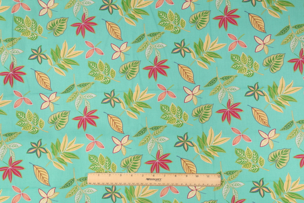 5 Yards Waverly Tropical Tropics Printed Cotton Drapery Fabric