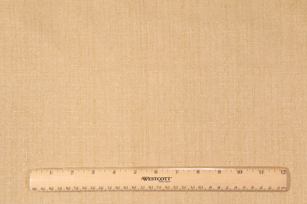 Richloom Platinum Collection Pocasset Slubbed Woven Drapery Fabric in Honey