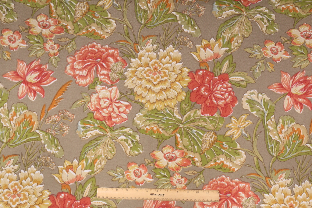 Waverly Sun & Shade Printed Poly Outdoor Fabric in Sublime