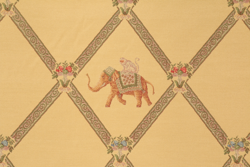 Hamilton Bangalore Tapestry Upholstery Fabric in yellow