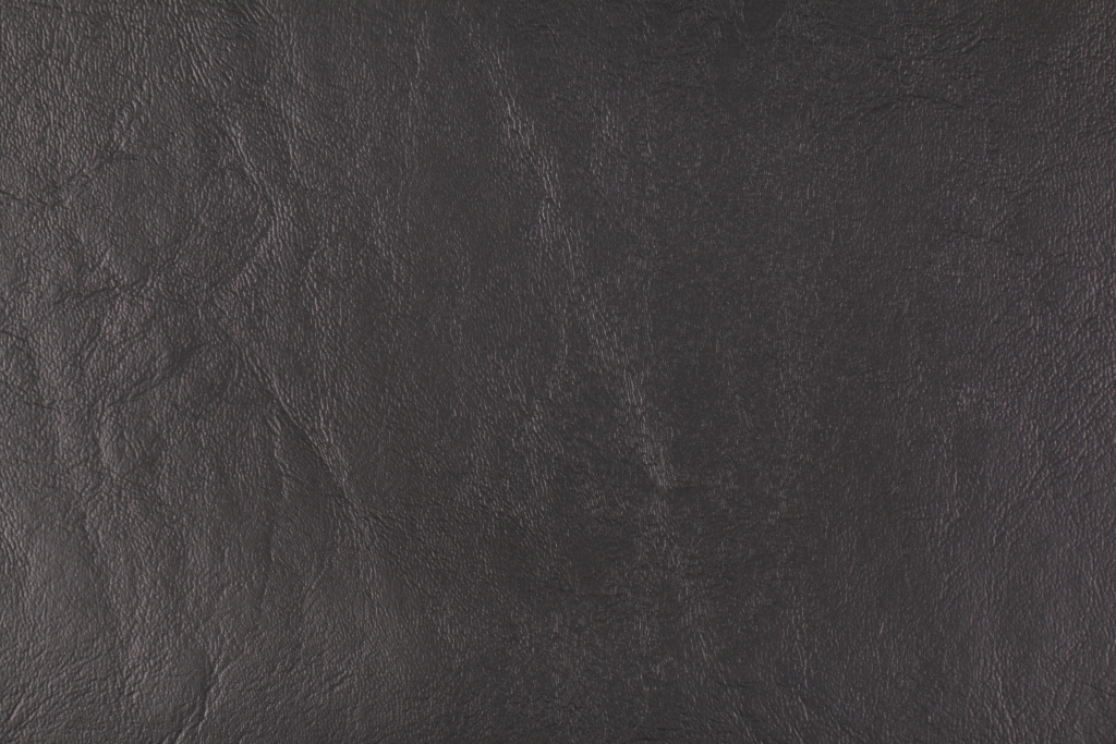 1.63 Yards Black Marine Vinyl Upholstery Fabric Laminated on .25 inch