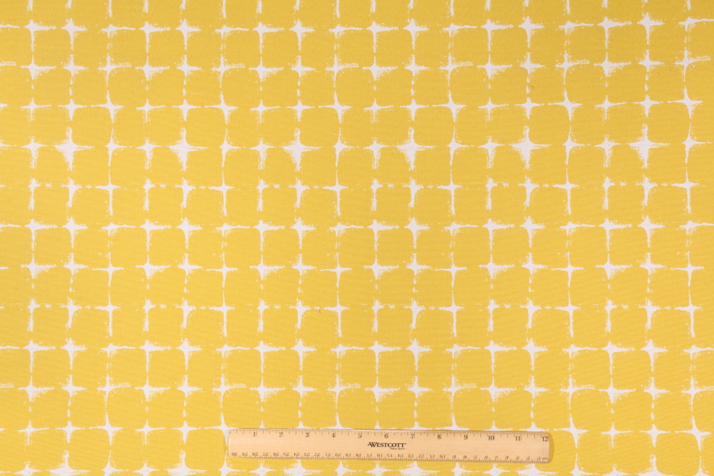 Premier Prints Neptune Printed Polyester Outdoor Fabric in Pineapple