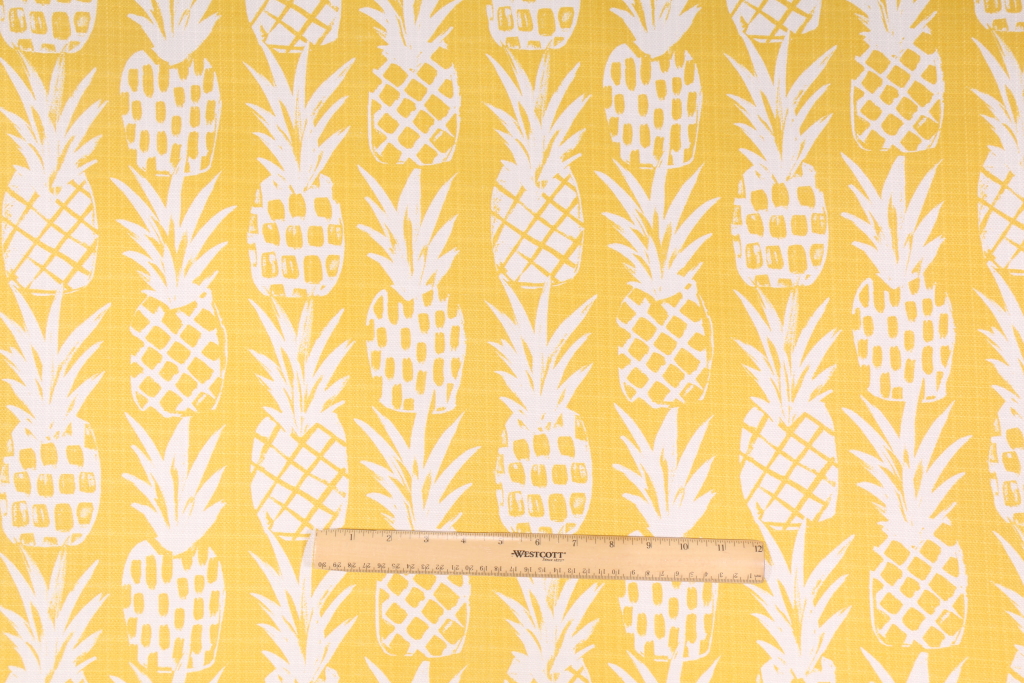 Premier Prints Pineapple Luxe Printed Luxe Polyester Outdoor Fabric
