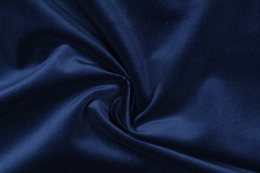 5.1 Yards Arabel Velvet Upholstery Fabric in Sapphire