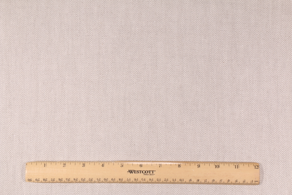6.3 Yards Ulster Weavers Kelly Irish Linen Upholstery Fabric in Oyster