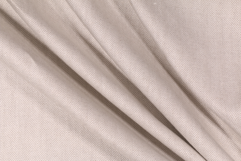 6.3 Yards Ulster Weavers Kelly Irish Linen Upholstery Fabric in Oyster