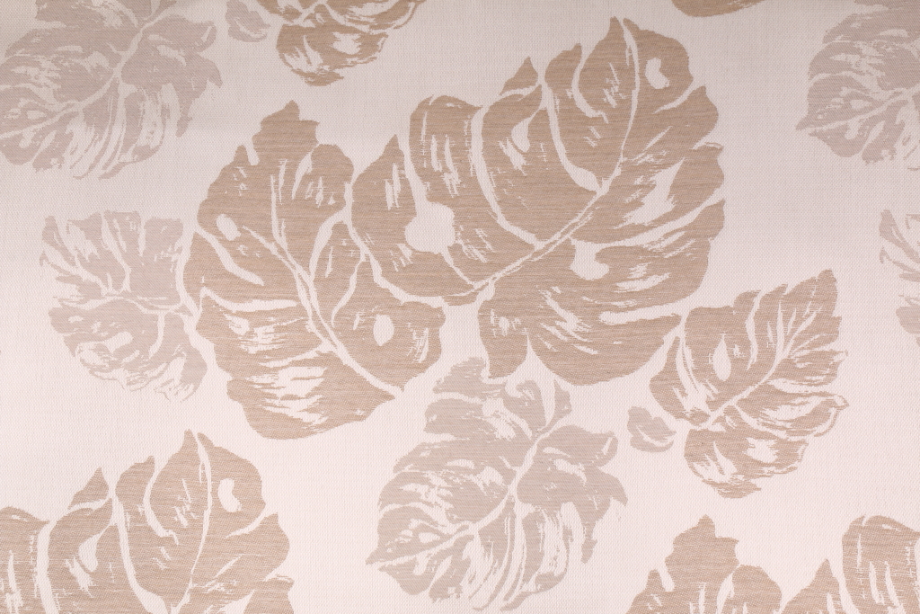 Sunbrella Painted Palm Solution Dyed Acrylic Outdoor Fabric in Sand