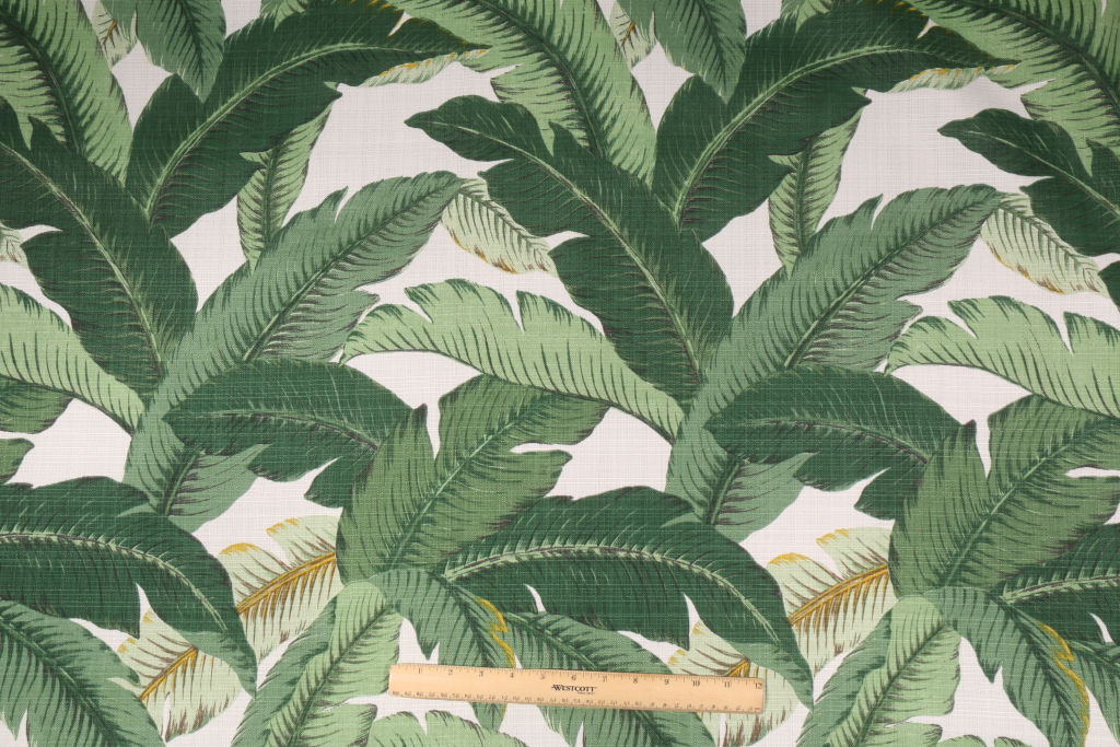 Tommy Bahama Swaying Palms Printed Textured Polyester Outdoor Fabric in