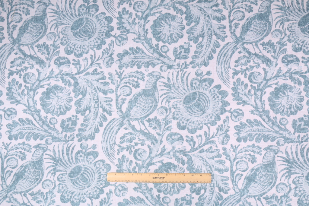 Tommy Bahama Tucker Resist Printed Cotton Drapery Fabric in Flint