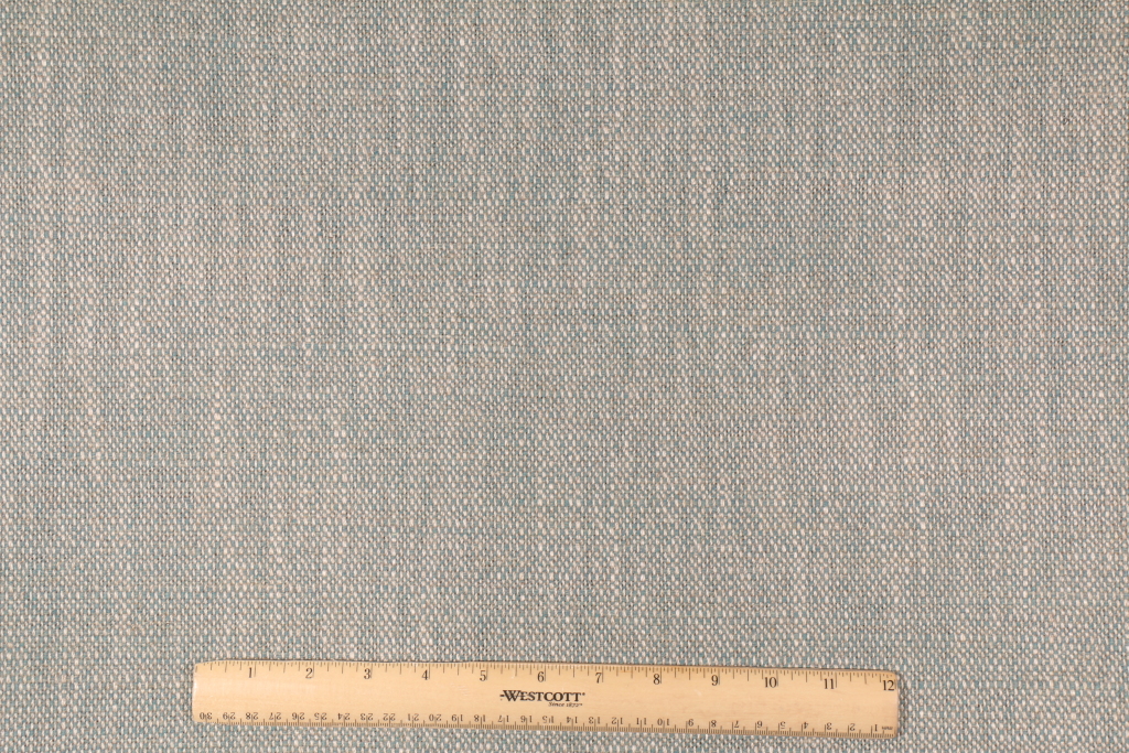 5.6 Yards Clarence House Upholstery Fabric in Teal/Natural