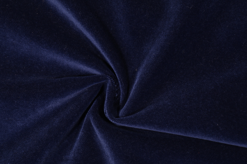 5.7 Yards 15725 Velvet Upholstery Fabric in 206 Navy