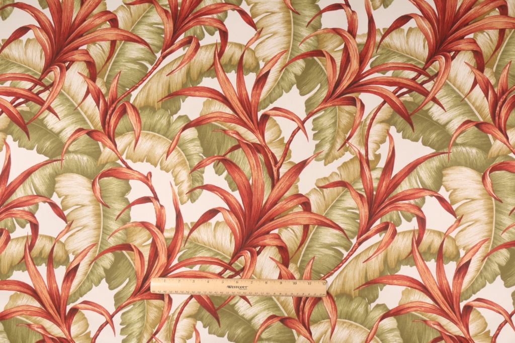 Robert Allen Tropical Printed Acrylic Outdoor Fabric in Palm