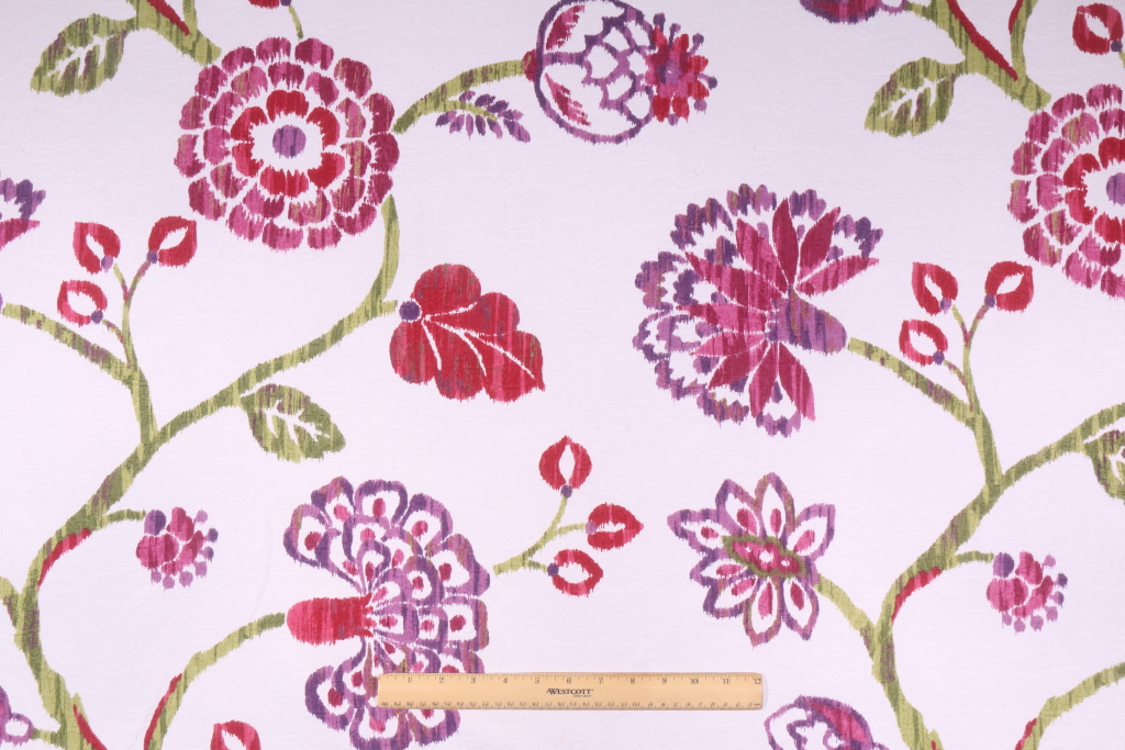 Richloom Ampersand Printed Cotton Matelasse Drapery Fabric