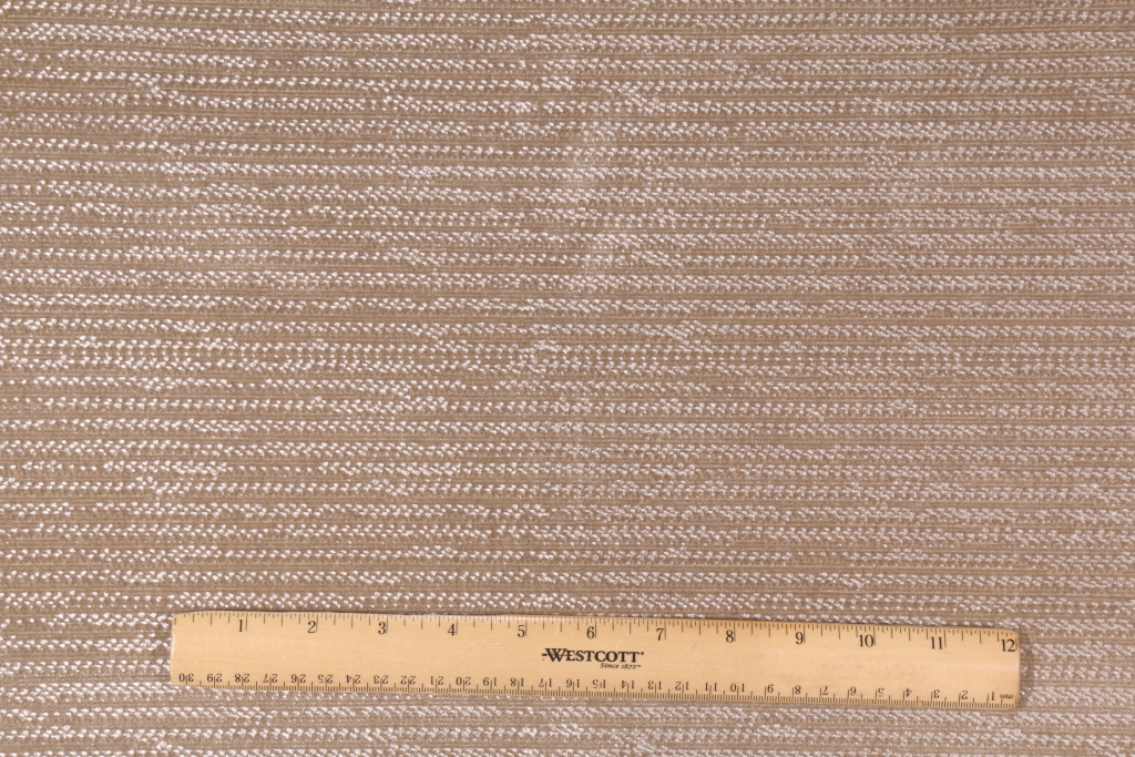 8 Yards Brush Velvet Upholstery Fabric in Sand