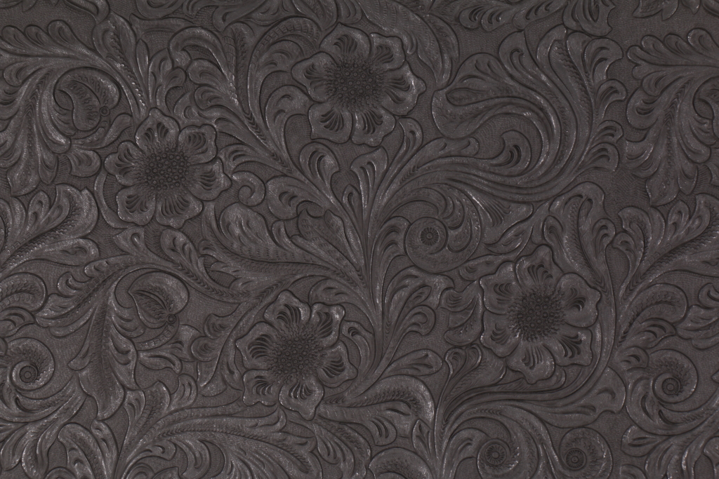 Richloom Diviani Embossed Vinyl Upholstery Fabric in Graphite