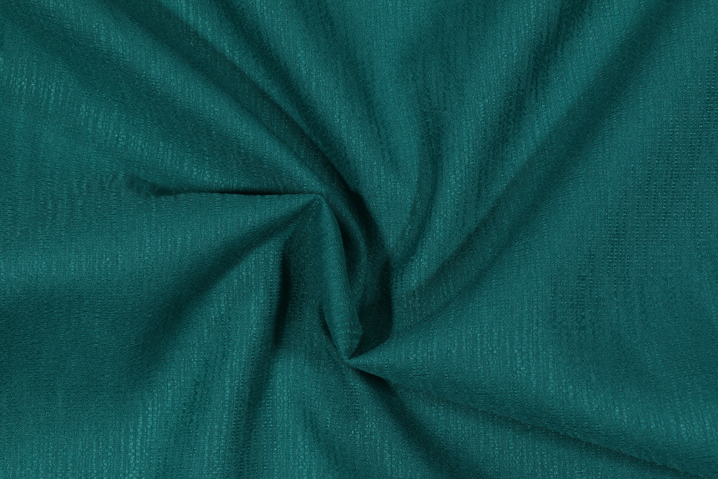 Richloom Woven Textured Polyester Drapery Fabric in Lagoon