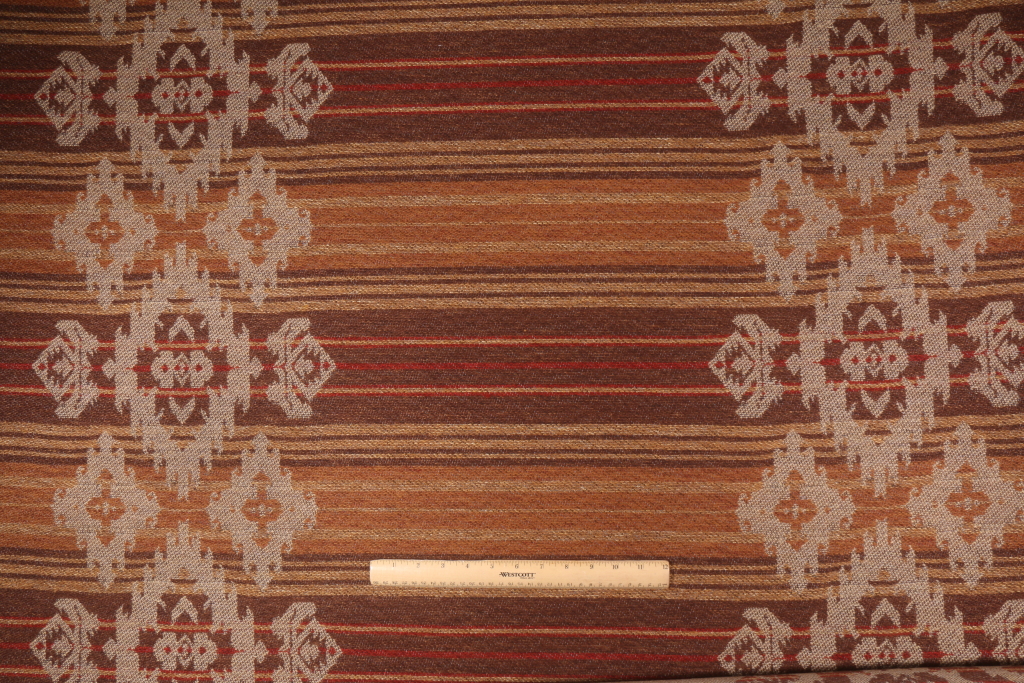 5 Yards Southwestern Tapestry Upholstery Fabric in Adobe