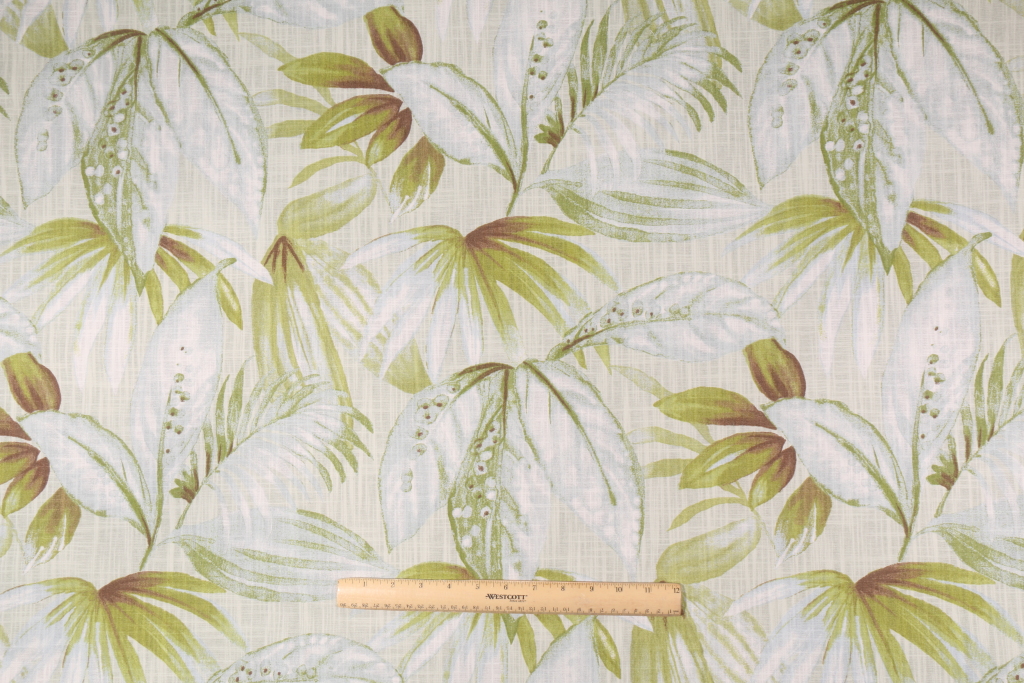 5 Yards Richloom Shady Island Printed Cotton Drapery Fabric