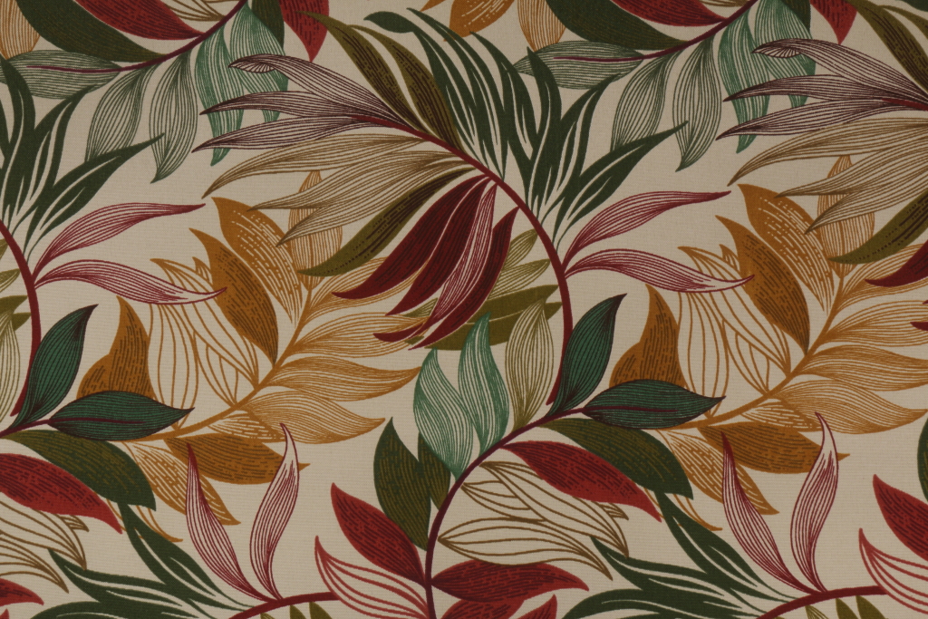 Richloom Oasis Printed Polyester Outdoor Fabric in Gem