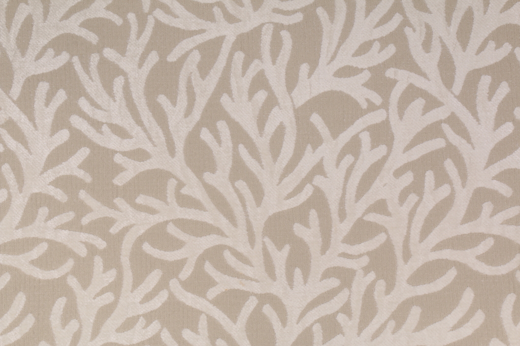 Onyx Age Queensland Woven Chenille Upholstery Fabric in Ivory