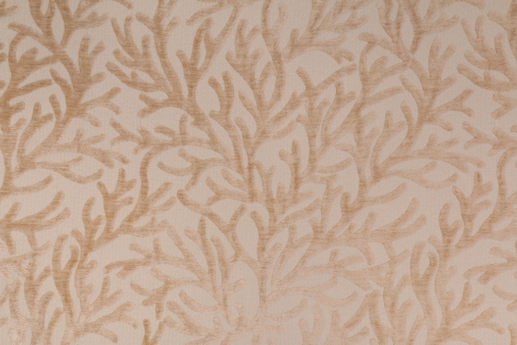 Onyx Age Queensland Woven Chenille Upholstery Fabric in Cream