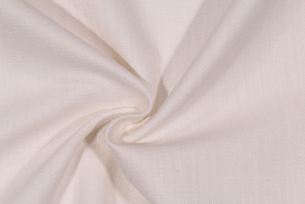 Premier Prints Unprinted Slub Cotton & Linen Blend Drapery Fabric in White
