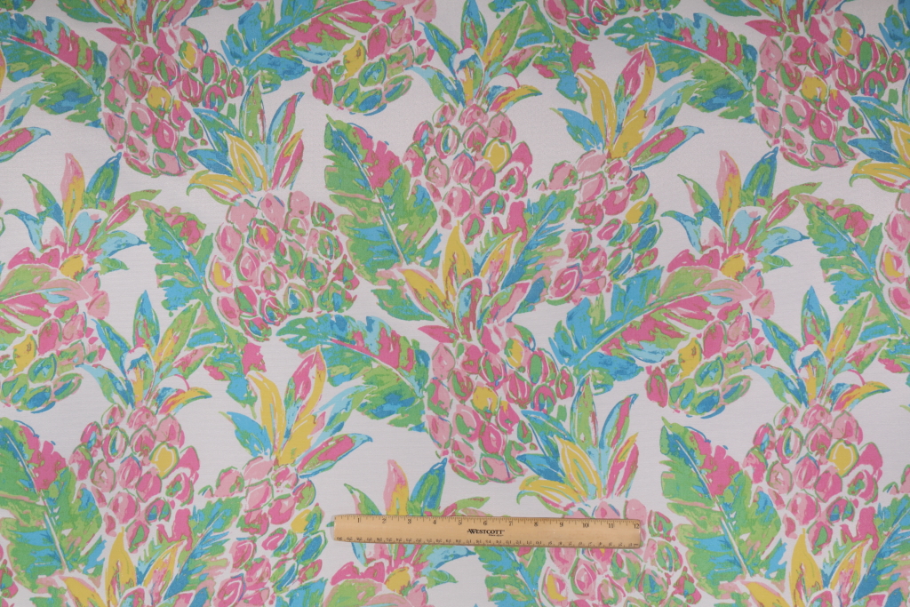 Richloom Vida Printed Polyester Outdoor Fabric in Garden