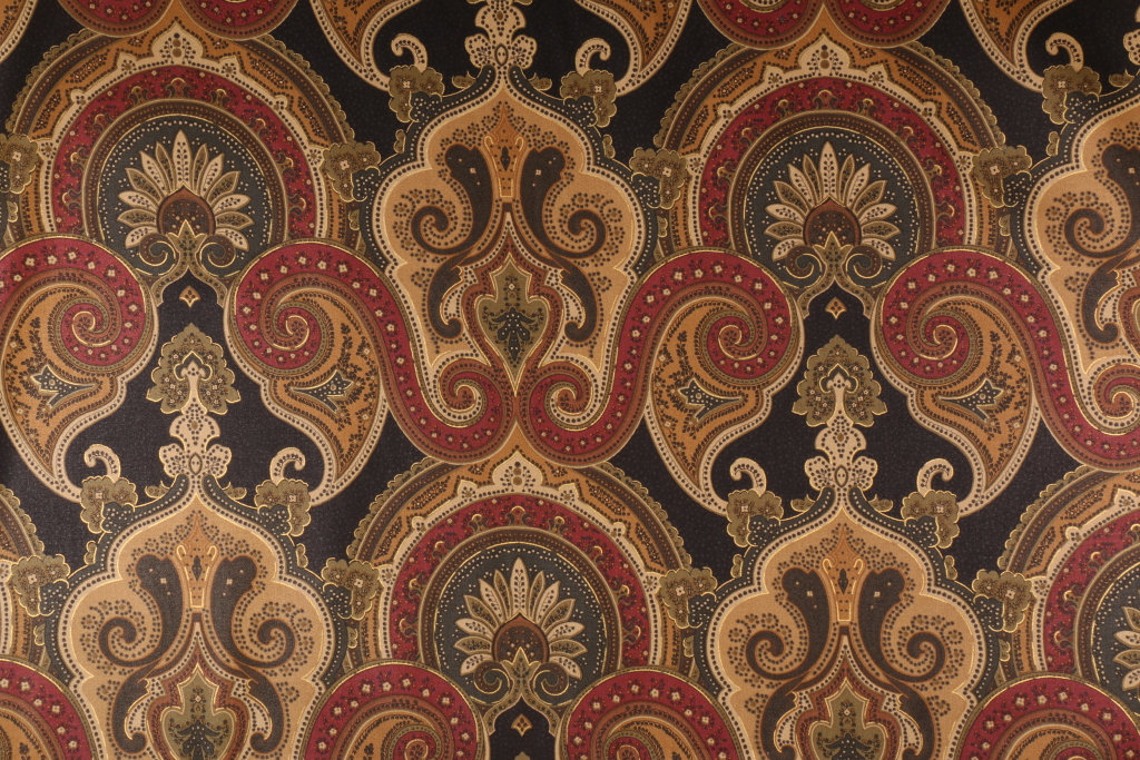 6.63 Yards Ardmore in Gem Printed Cotton Drapery Fabric by Mill Creek