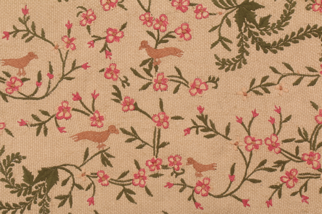 6 Yards Robert Allen Beacon Hill Maramoti Woven Embroidered Silk