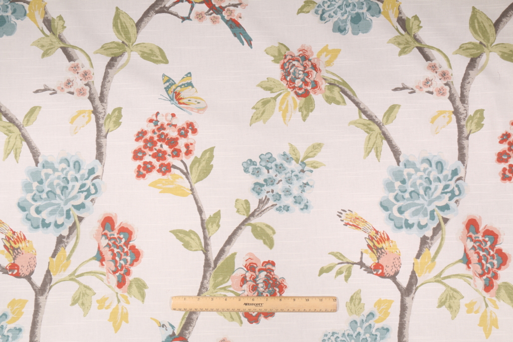 2.5 Yards Robert Allen Dwell Studio Helene Floral Printed Cotton