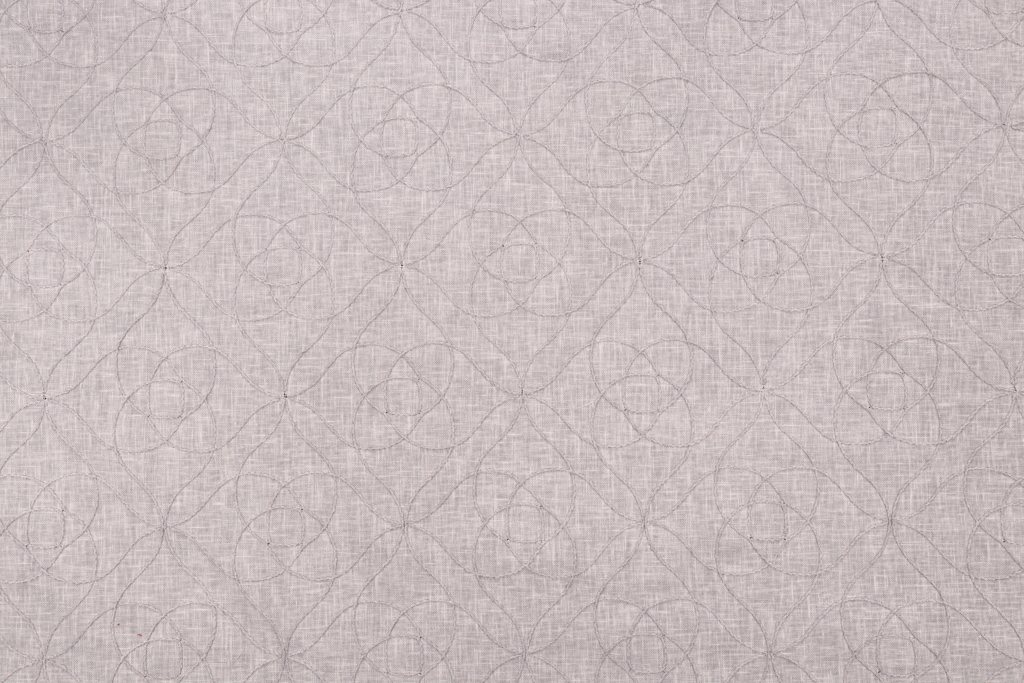 Sample Of Pk Lifestyles Doodle Cord Embroidered Sheer Drapery
