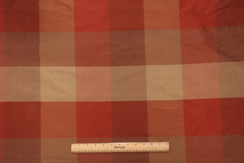 Onyx Age Silk Plaid Decorator Fabric