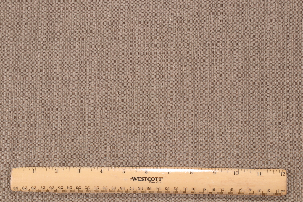 Sugar Shack Woven Upholstery Fabric in Taupe