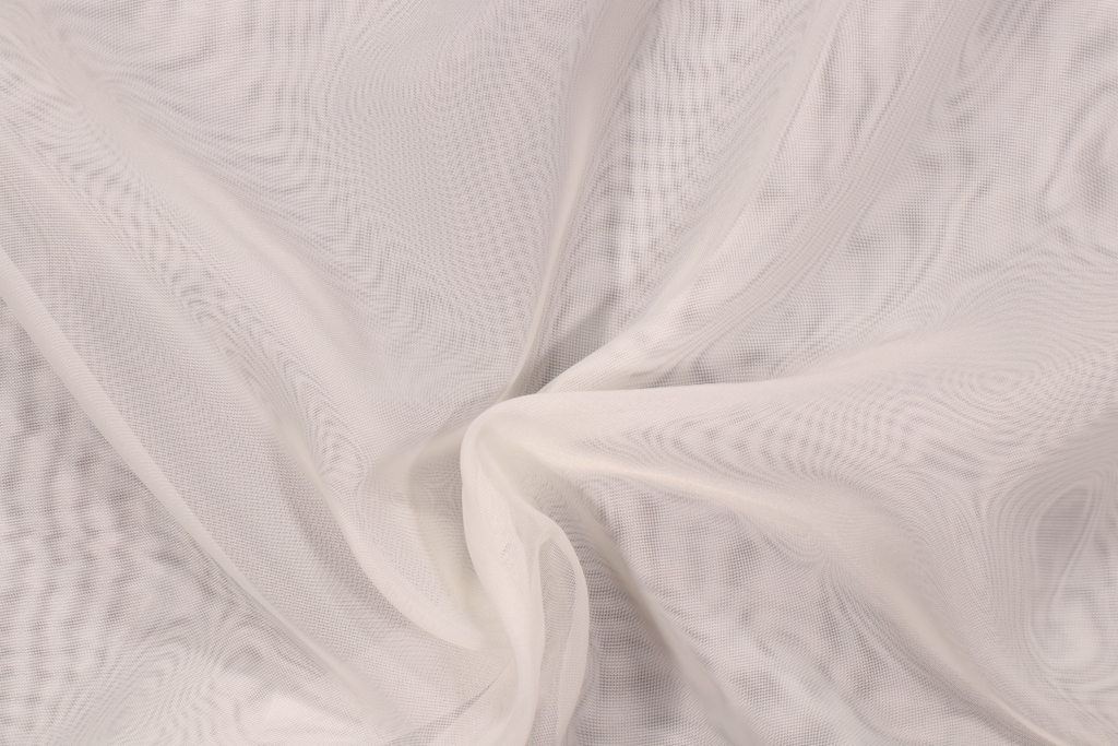 2.75 Yards Duralee DS61287 Sheer Drapery Fabric in 647Coconut