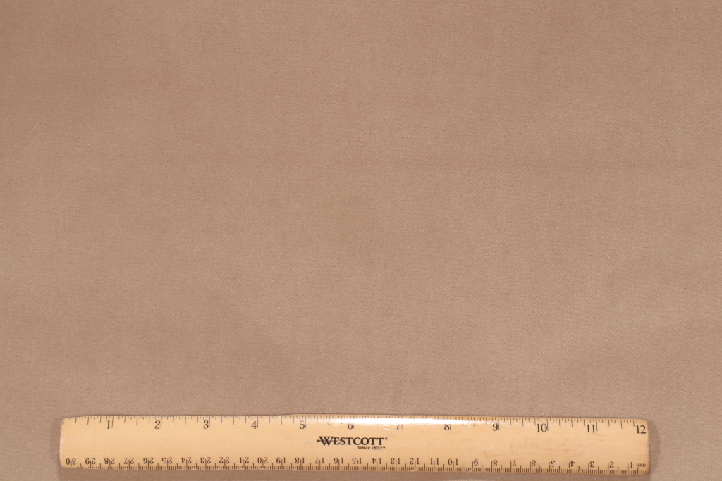 JB Martin Mallorca Velvet Upholstery Fabric in Taupe