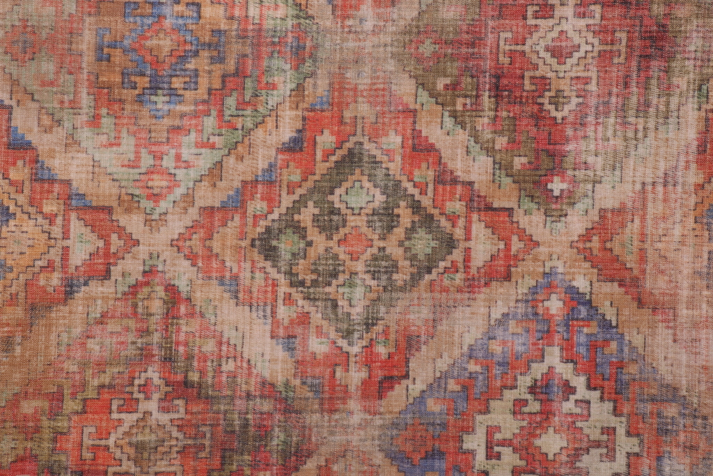 PK Lifestyles Omari Tapestry Printed Velour Decorator Fabric in Canyon