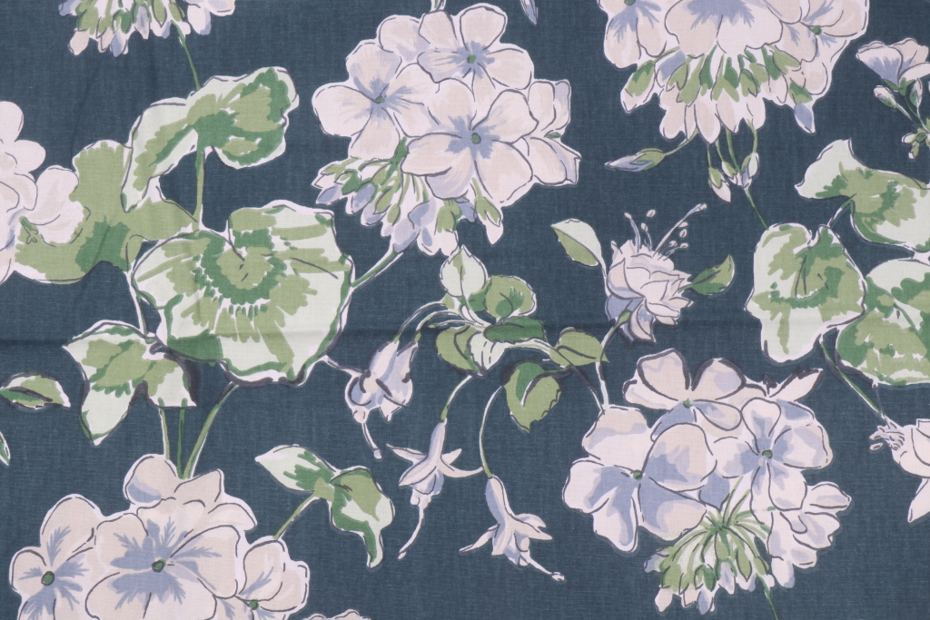 2.13 Yards Robert Allen Madcap Cottage Mirador Morn Printed Cotton