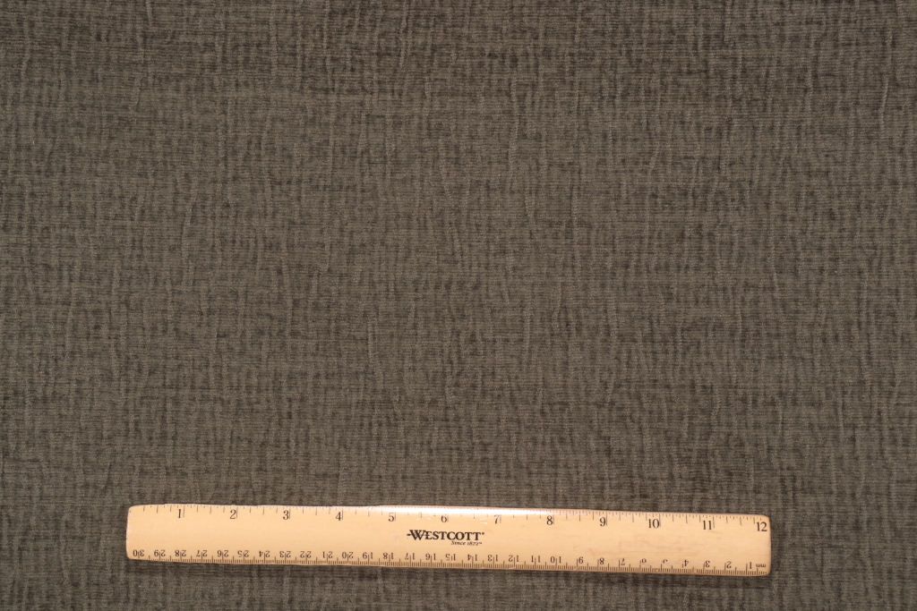 Golding Ripple Woven Chenille Velvet Upholstery Fabric in Bottle Green