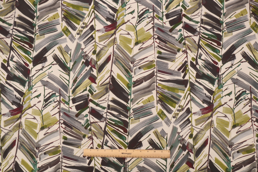 Tommy Bahama Chillin Out Printed Cotton Twill Drapery Fabric in Evening Sky