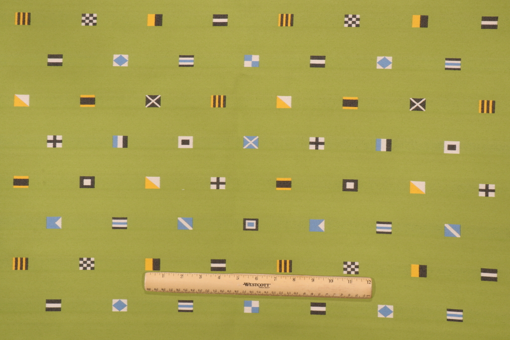 Sunbrella Flag Woven Solution Dyed Acrylic Outdoor Fabric in Green