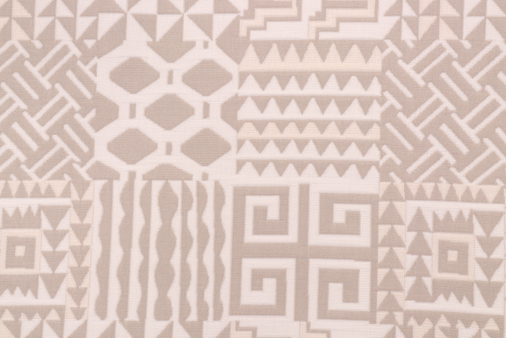 12 Yards Pattern Check Woven Outdoor Fabric in Dove