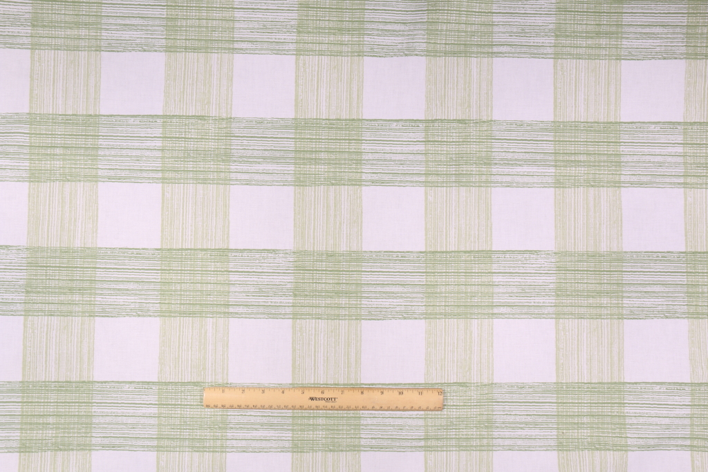 5.38 Yards Robert Allen Pond Printed Cotton Drapery Fabric in