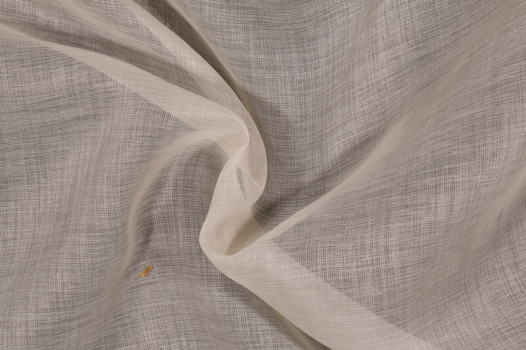 4.75 Yards Richloom Walford Polyester Sheer Drapery Fabric in Moss