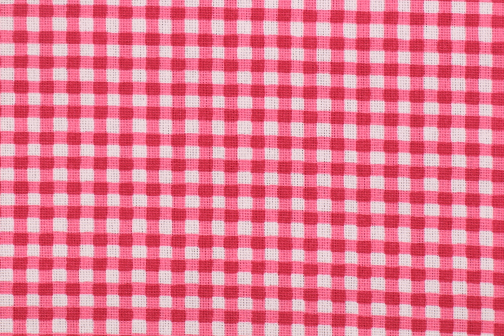 5.63 Yards PK Lifestyles Gingham Printed Cotton Drapery Fabric in Red