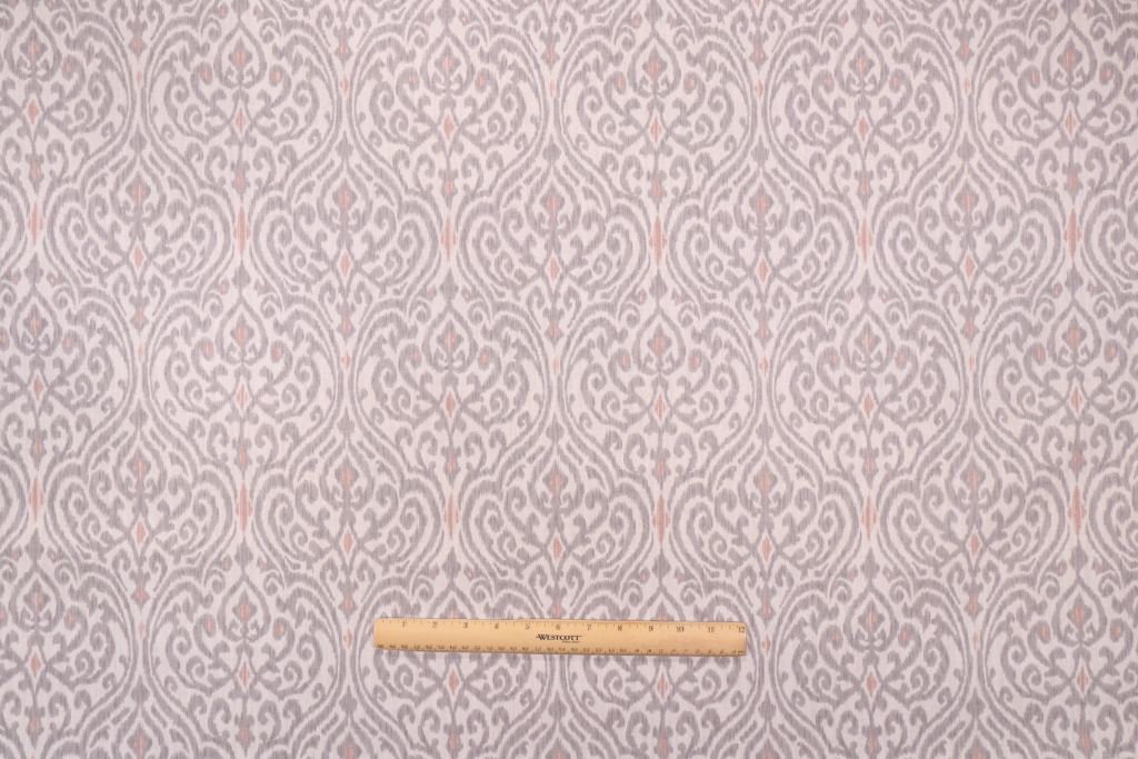 14 Yards PK Lifestyles Sri Lanka Printed Cotton Drapery Fabric in Blush