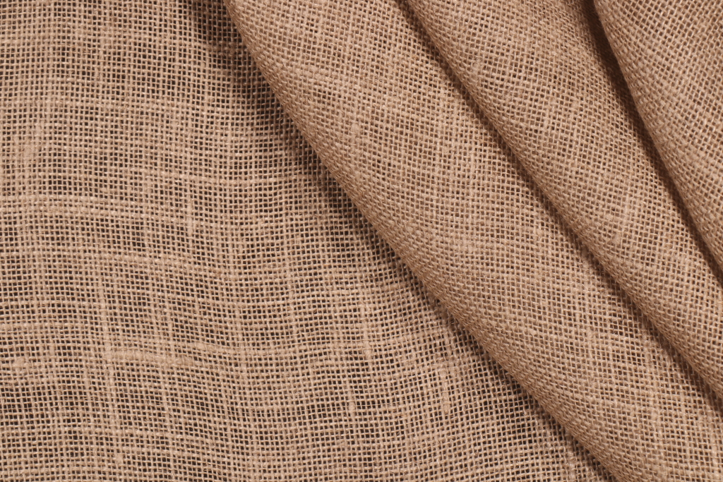 10.5 Yards Open Weave Woven Burlap Decorator Fabric in Natural