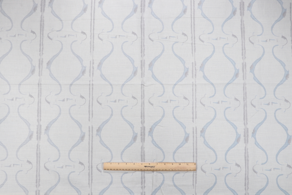 .75 Yards Old World Weavers Helena Printed Printed Linen Blend Drapery